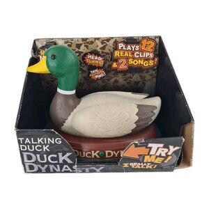 DUCK DYNASTY Singing Talking Duck FIGURE BUCK COMMANDER  Head Turns Vintage
